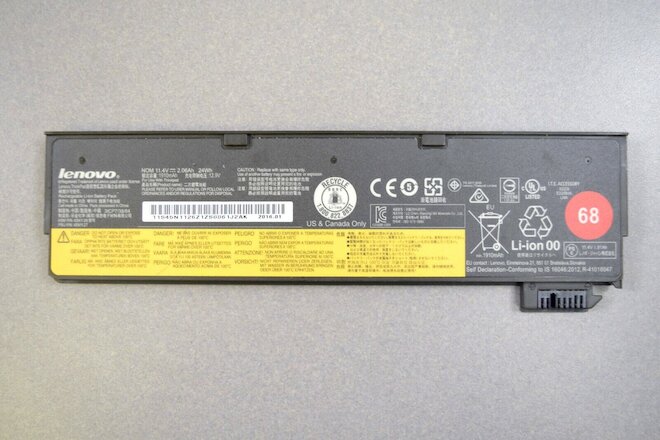 {Lot of 5} Lenovo Batteries 45N1127, 45N1775 68 For T440s, T450s, X240