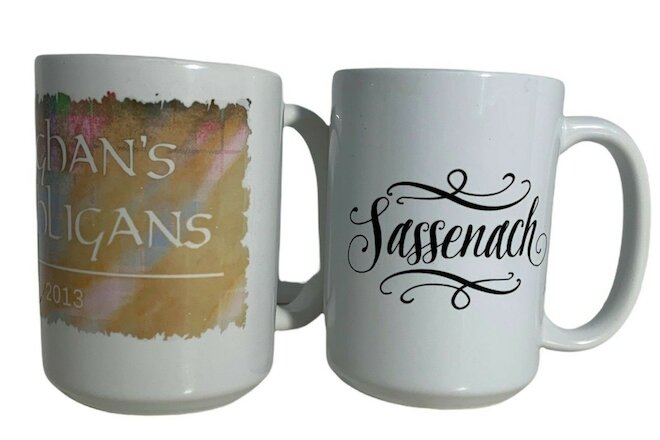 Coffee Mugs Set of 2 Outlander Sam Heughan TV Series Collectible Merchandise