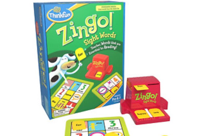 Zingo Sight Words Award Winning Early Reading Game for Pre-K to 2Nd Grade - T...