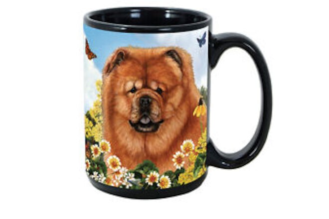 Garden Party Mug - Red Chow Chow