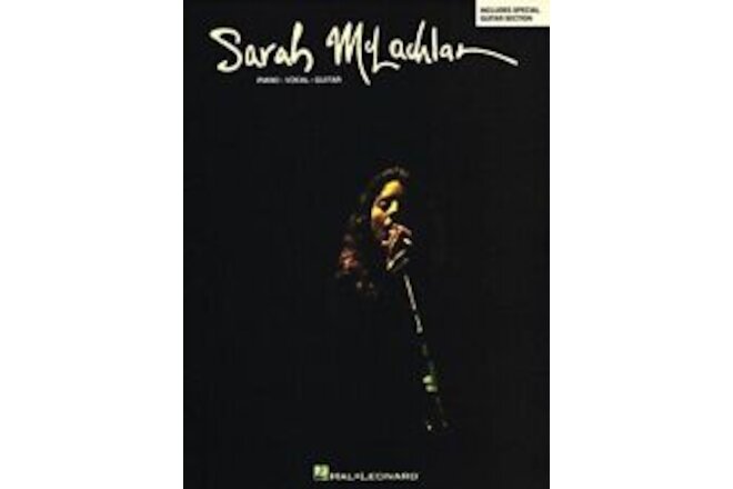 SARAH McLACHLAN MUSIC BOOK PIANO/VOCAL/GUITAR INCLUDES SPECIAL GUITAR SECTION