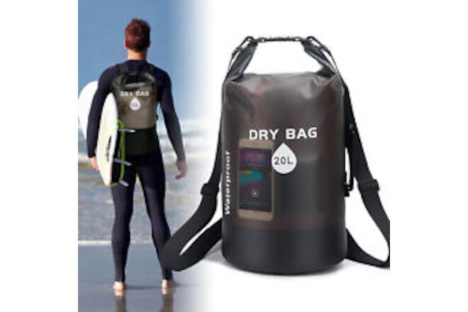 20L Dry Bag Dry Waterproof Sack Rafting Canoe Floating Kayaking Camping Boating
