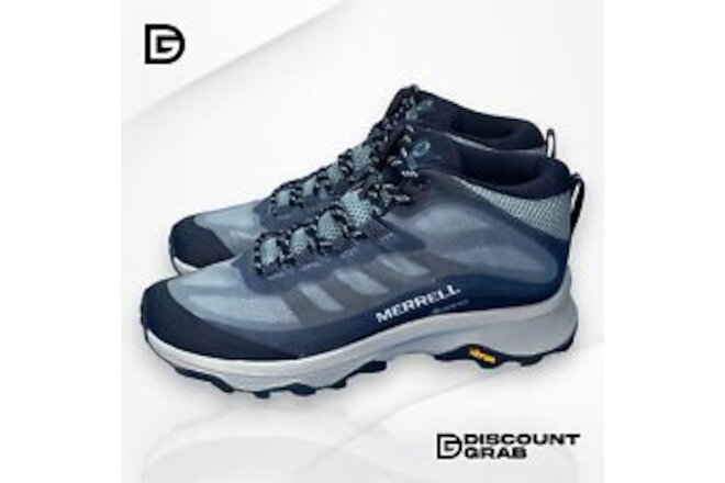 Merrell Women's Moab Speed Mid GTX Hiking Boots Navy/Marine Size 8