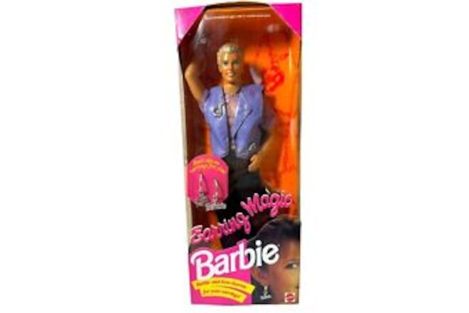 NEW 1992 Discontinued Barbie Earring Magic Ken Doll Mattel #2290 I’m Just Ken