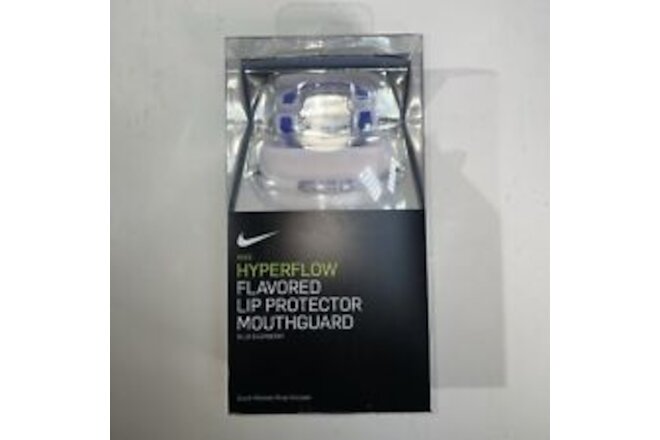 Nike HyperFlow Flavored Adult Lip Protector Mouthguard Unisex Blue Raspberry