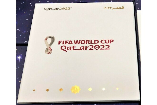 FIFA 2022 QATAR EMBLEM VIP EDITION FDC+MS SHEET+POST CARD MNH!