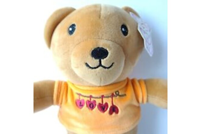 Japan Love Teddy Bear Stuffed Animal Plush Doll Brown Cuddly Kawaii 12" NWT
