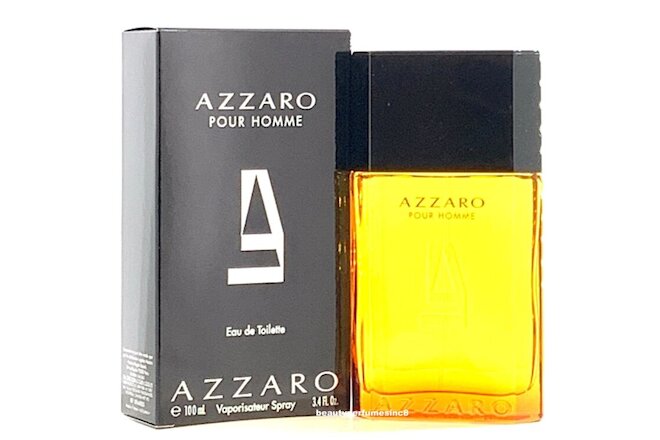 Azzaro Pour Homme by Azzaro 3.4 oz EDT Spray, Perfume for Men New in Sealed Box