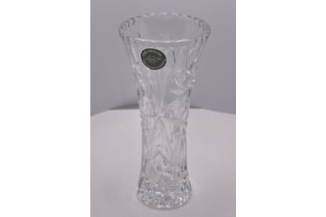 Lenox Vase Fine Czech Crystal 6 inch Pinwheel Star Burst collectible