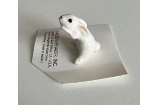 Hagen Renaker White Honey Bunny Just In Time For Easter! New On Card