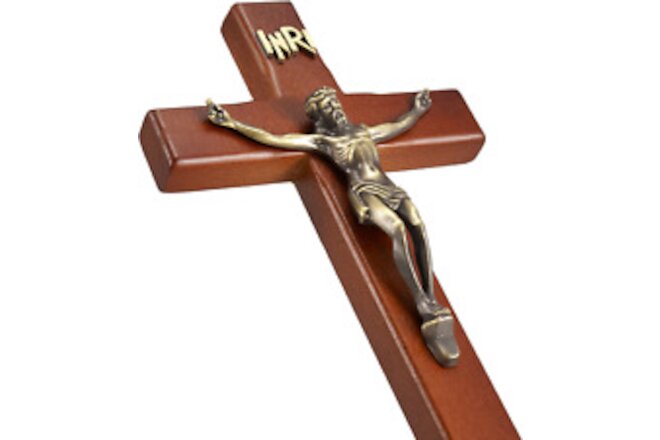 ACHIBANG Crucifix Wall Cross, Catholic Wooden Crosses Wall Decor Hanging or - 12