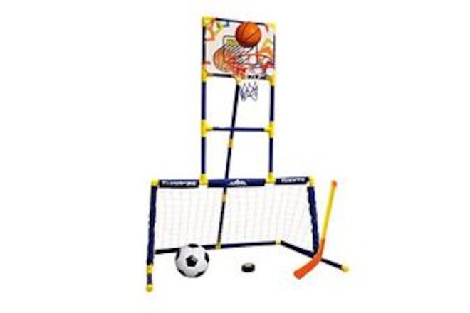 Kids 3 in 1 Basketball Hoop Arcade Game Indoor Sports for Toddlers and Children