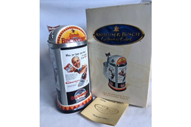 NEW VTG 2006 ANHEUSER BUDWEISER TODAY STEIN CB36 MEMBERS EDITION W/BOX MINT