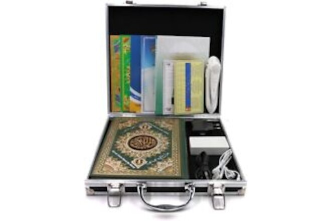 The Qur’an Book Point Read Pen-Quran Word by Word with Alu Hard Box M9