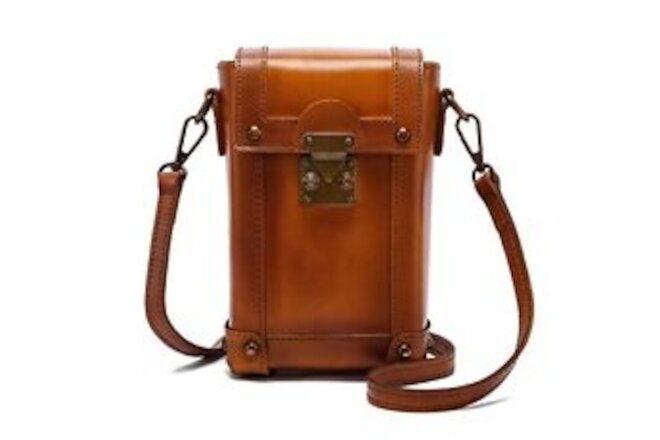 Montana West Mini Crossbody Bag for Women Genuine Leather Vintage Shoulder Ba...