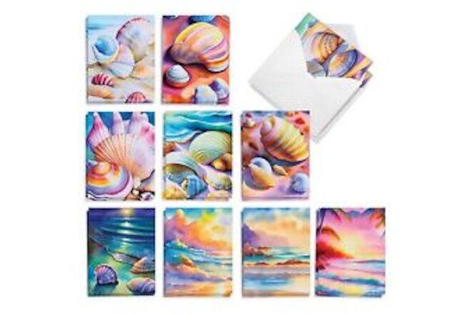 20 Assorted Blank Notecards Box Set 4 x 5.12 Inch with Envelopes (10 Designs,...