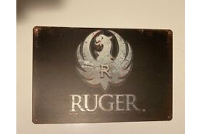 Ruger Firearms Sign - Metal / Tin Sign - Aluminum- 12”X8” - NEW