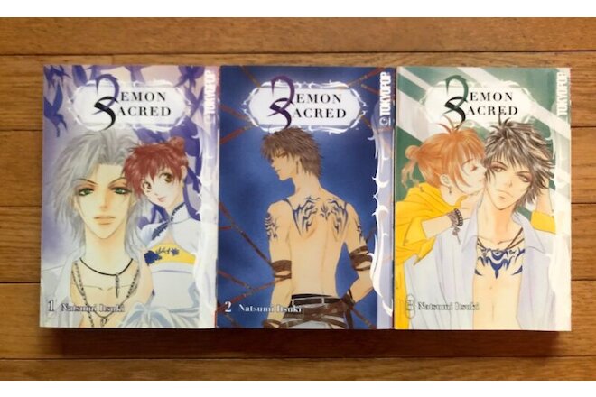 DEMON SACRED Vol. 1-3 ENGLISH PRINT Manga, Lot of 3! - Free Shipping!