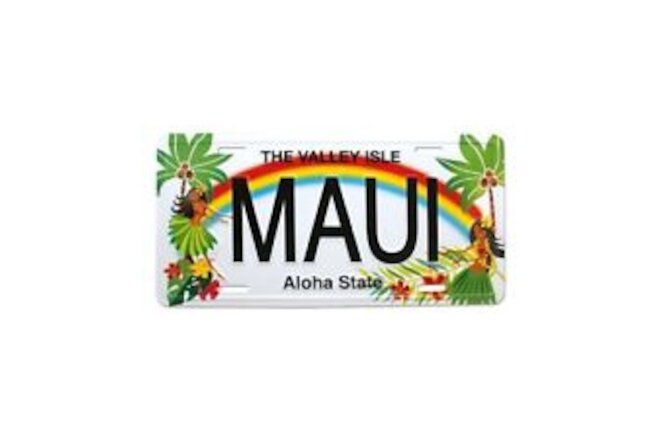 Island Hula Honeys MAUI Hawaiian Novelty License Plate from Maui, Hawaii