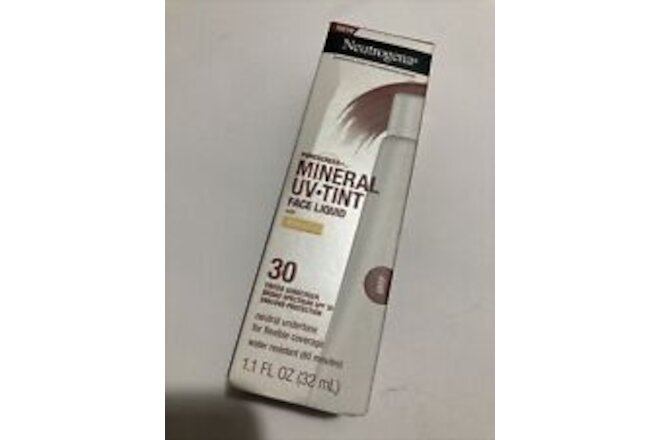 2 Neutrogena Purescreen Mineral UV Tint Face Liquid Sunscreen DEEP Exp. 11/2024