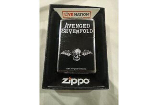 Zippo Lighter - Avenged Sevenfold - A7X - Waking the Fallen - Rare - M. Shadows