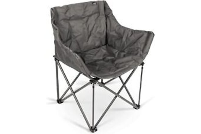 Dometic Tub 180, Ore, Heavy Duty Folding Camping Chair, Strong One Size, Grey