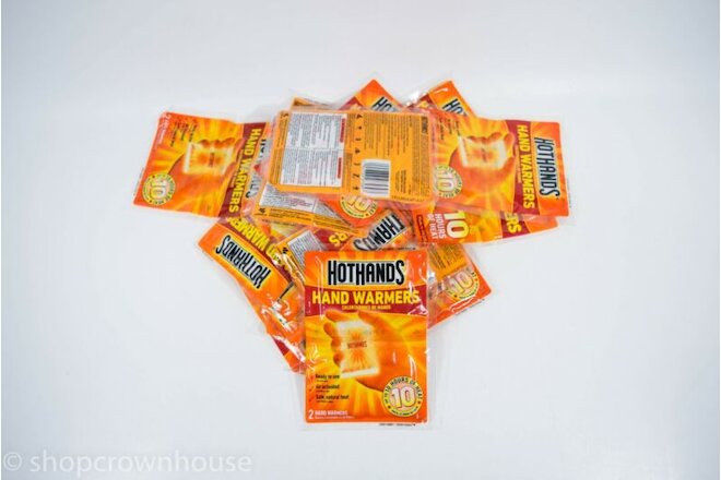 20 pairs Hot Hands HAND WARMERS 40 Count Hunting Winter 10 Hours of Heat 2023