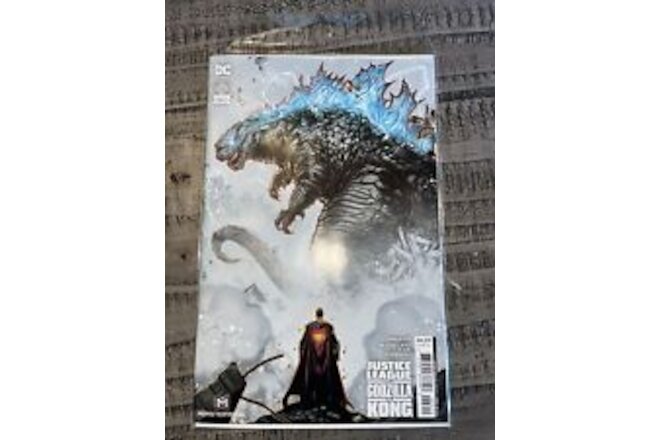 Justice League vs Kong vs Godzilla #3 2nd Print Variant Cover DC Comics