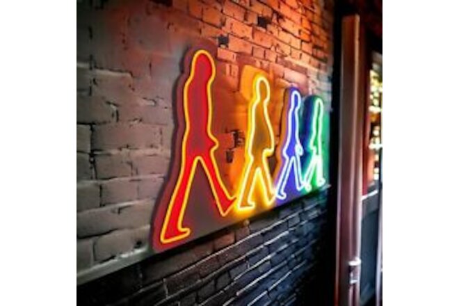 The Beatles Neon Sign, Beatles Led Neon Wall Decor Gaming Room Bedroom Living...