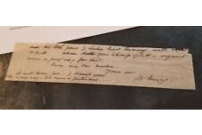 Washington Irving PSA DNA Autograph Auto Author Sleepy Hollow Rare Signed