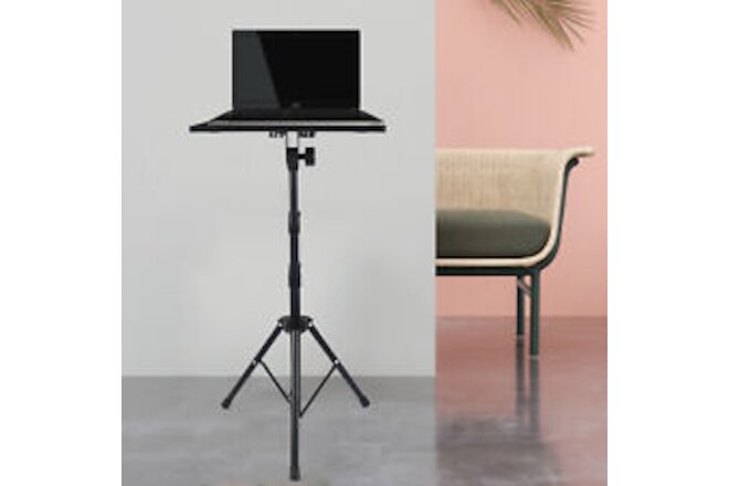 Adjustable Mobile Tripod Stand With Tray Laptop Projector Camera Home Office