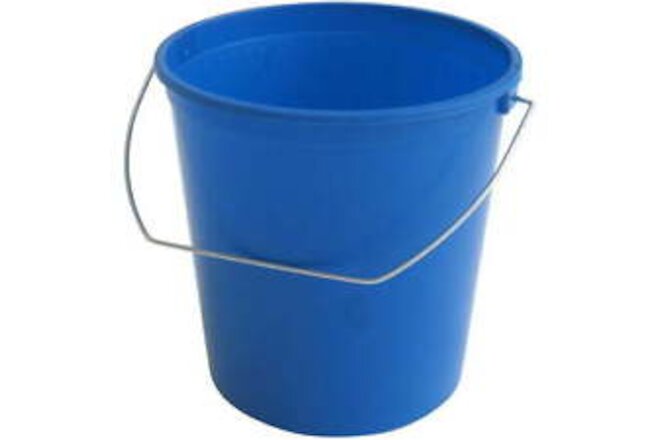 12-Pack 2.5 Qt Small Pail Buckets with Handle Plastic Paint Bucket Blue