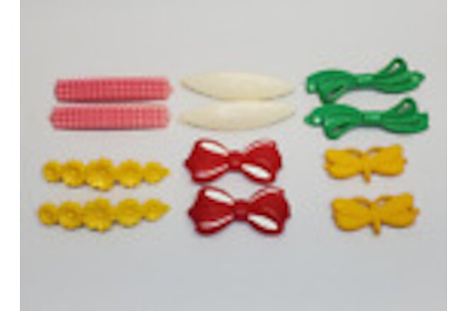 Vintage Lot of Barrettes Snap-Tight Kiddie Hair Clips Goody?!