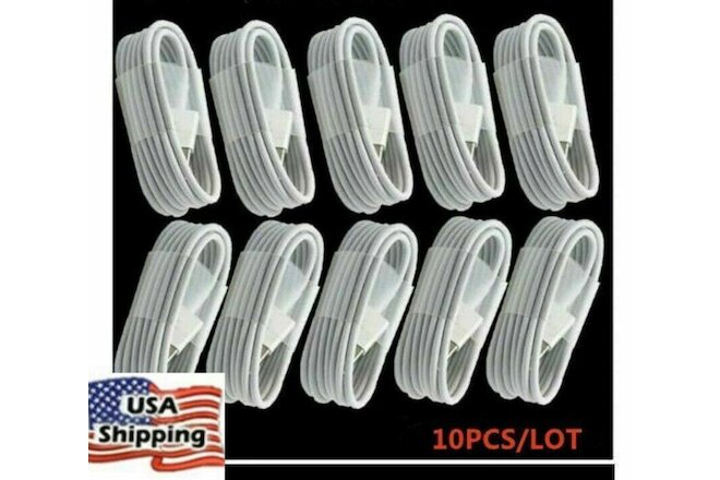 10x Original OEM Quality Fast Charger Cable Cord For iPhone 12 11 X 8 7 6 5 Pro