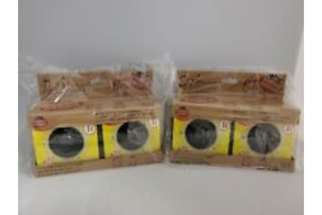 LOT OF 4 ECO 2 Speakers MP3 CD Dubble Bubble Recyled Folding New 3.5" '12