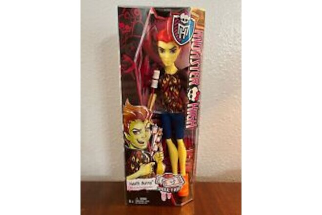 2014 Monster High Mattel Heath Burns Ghoul Fair Mattel NEW
