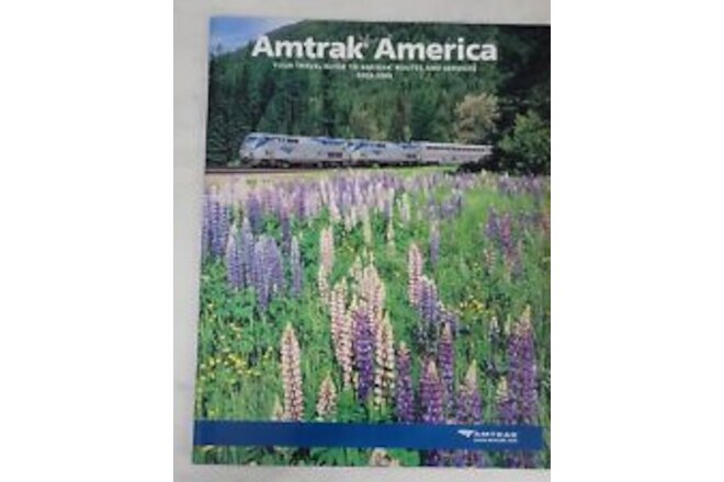 New  2003-4 Vintage Amtrak Promotional Brochure "Amtrak America"