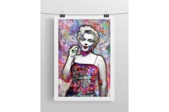 Marilyn Monroe 24x36in Poster Marilyn Monroe Tribute Pop Art Free Shipping US