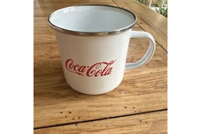Coca Cola Aluminum 10 oz Coffee Mug- great for camping