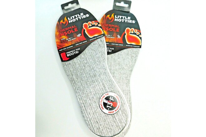 LOT OF 2  Little Hotties Thermal Insole Keep Feet Warmer One Size Fits Most -13°
