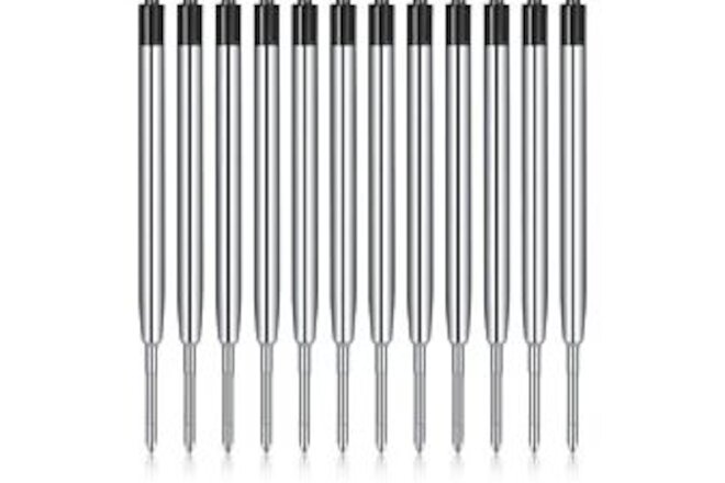 12 Pieces Pen Refills Black Ink 1.0mm Medium 12 Count (Pack of 1),