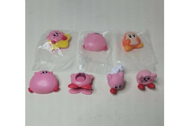 Bandai Kirby Dream Land Lot Stationery Clip Vol 2 & Gashapon Mini Figure Set