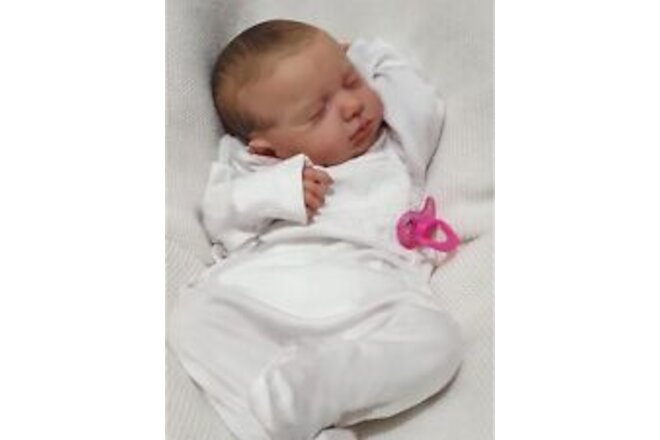20” Newborn Sleeping Boy Full Body Silicone Realistic Handmade Reborn Baby Doll