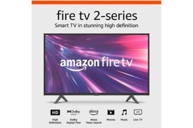 Amazon Fire TV 32" 2-Series HD smart TV with Fire TV Alexa Voice Remote, stream