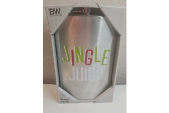 Flask "JINGLEJUICE" Mega Flask 64 OZ. New 🌟💫✨ Boston Warehouse New
