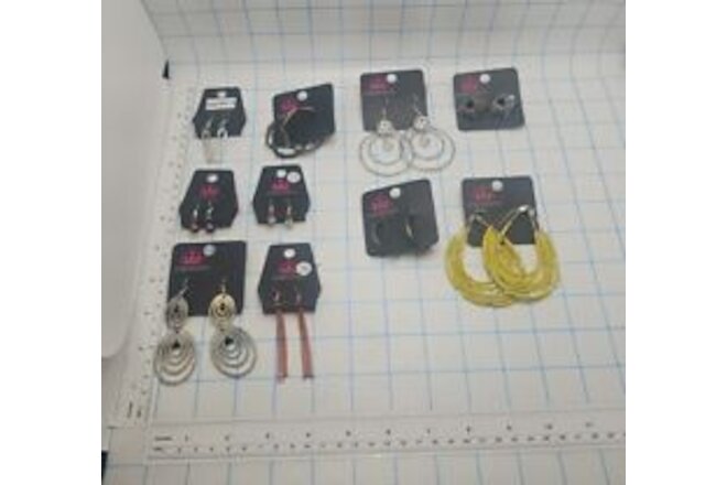 Paparazzi Jewelry Rings Mix Lot of 10 New for Peirced ears