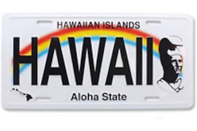 Hawaii Souvenir License Plate the King Kamehameha