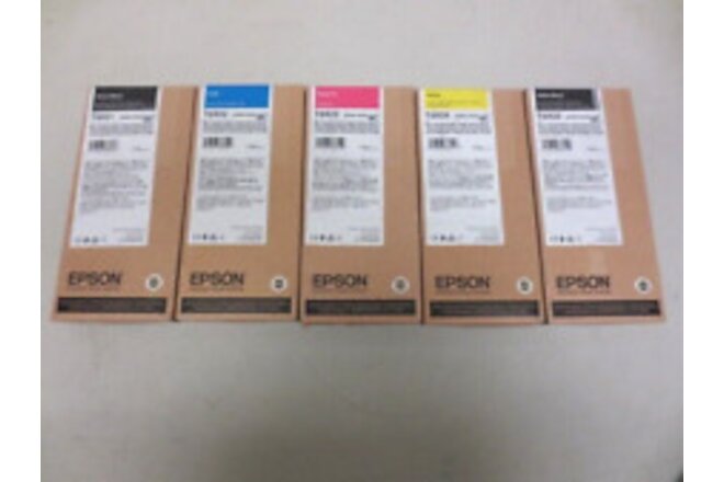 5x Ink Epson Surecolor T6921-T6925 Set for SC-T3000 SC-T5000 SC-T7000 *NEW*