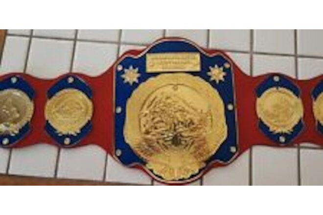 New "WWWF" 24K 4mm Zinc "Pat Patterson" Intercontinental Championship Belt