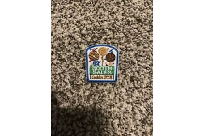 Girl Scout cookies Booth Sales Patch 2018 Brand New FREE SHIPPING